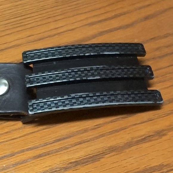 Adidas Black Leather Belt With Buckle - Picture 2 of 7